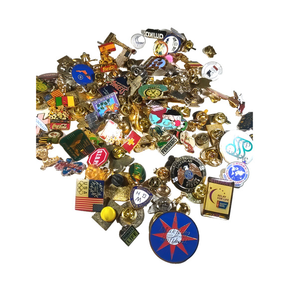 Hat Lapel Pin Pin Backs 1 Pound - Picture 1 of 13